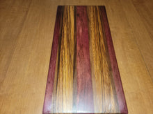 Load image into Gallery viewer, Purple Heart, Walnut, Zebra Wood Charcuterie &amp; Cutting Board
