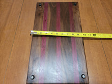 Load image into Gallery viewer, Patterned Exotic PurpleHeart Walnut
