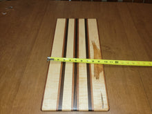 Load image into Gallery viewer, Hardwood Cutting and Charcuterie Board with Maple, Walnut And Mahogany
